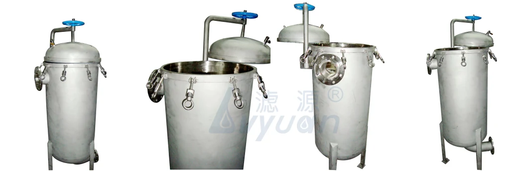 Industrial Water Filter Housing SS304 Multi-Bag Filter Housing/Stainless Steel Bag Filter Water Filtration System