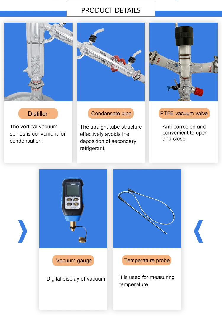 Lab Wiped Film Short Path Fractional Distillation Essential Oil Price