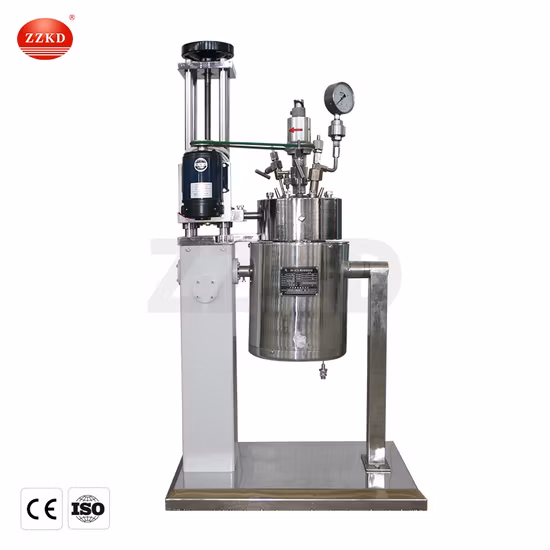 0,1~2L chemischer kundenspezifischer hydrothermischer Autoklav-Fließbettreaktor mit Rotationsentladung