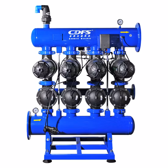 Automatisches Rückspül-Scheibenfiltersystem, Preis für Wasserfiltersystem für Wasseraufbereitungsanlage/Umkehrosmoseanlage/Meerwasserentsalzung/Tropfbewässerung